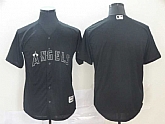 Angels Blank Black 2019 Players' Weekend Authentic Player Jersey,baseball caps,new era cap wholesale,wholesale hats